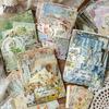 Mò Mò Retro Post Office Series Journal Material Pack: 100 Hollowed-out Pastoral Paper Sheets