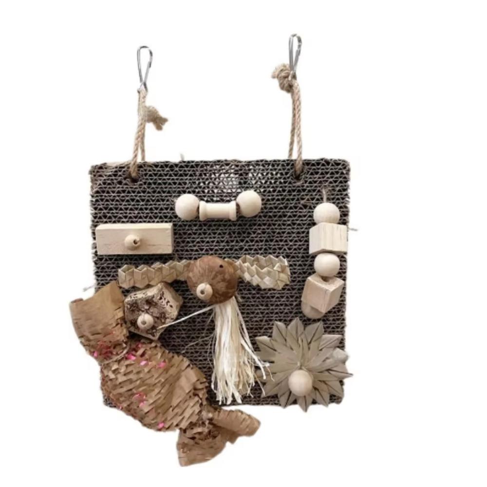 

Утолщенный измельчитель для птиц, фуражная игрушка, физические упражнения, подставка-жердочка для птиц, волнистый попугайчик