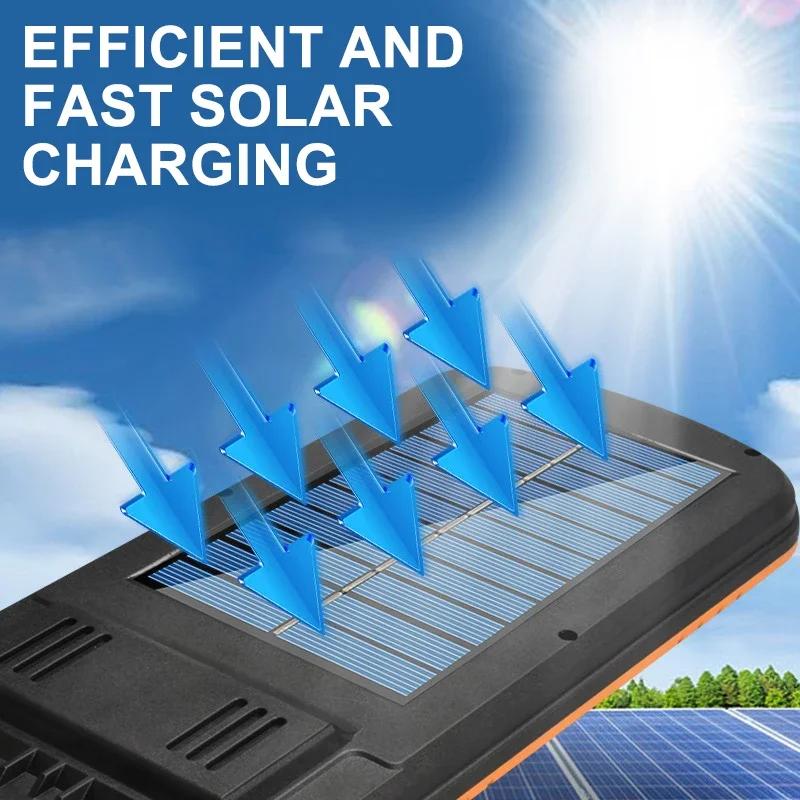 150LED/150COB Solární pouliční osvětlení Venkovní lampa s dálkovým ovládáním se 3 světelnými režimy Vodotěsné osvětlení pro zahradu s pohybovým senzorem