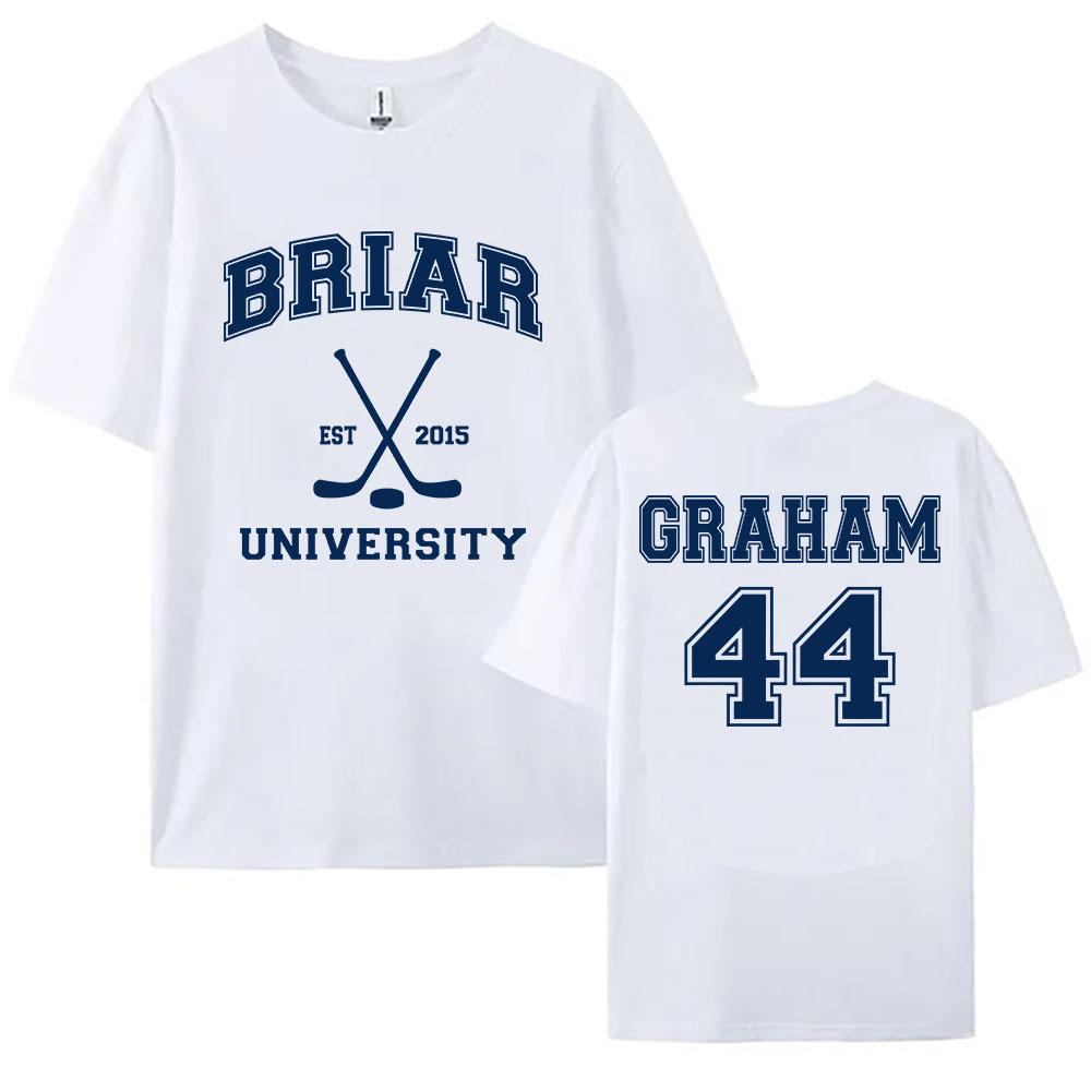 

Graham 44 22 Design Tshirts Off Campus TV Series T-shirt Summer Cotton Comfortable Female Tees Loose Fashion O-neck Unisex Tees XS