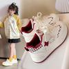 Korean Style Women's White Thick-Soled Shoes - 2026 Trendy Lightweight Sportswear
