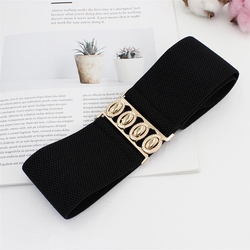 Women Wide Waist Stretch Cinch Girls Waistband Waist Seal Wide Belts