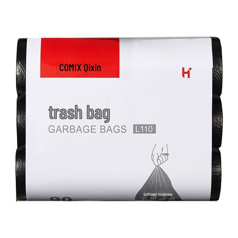 Qixin L110 Trash Bags, 45x50cm, 30 Bags per Roll, 3 Rolls per Pack 45*50cm, 30 pieces, 3 rolls чёрный