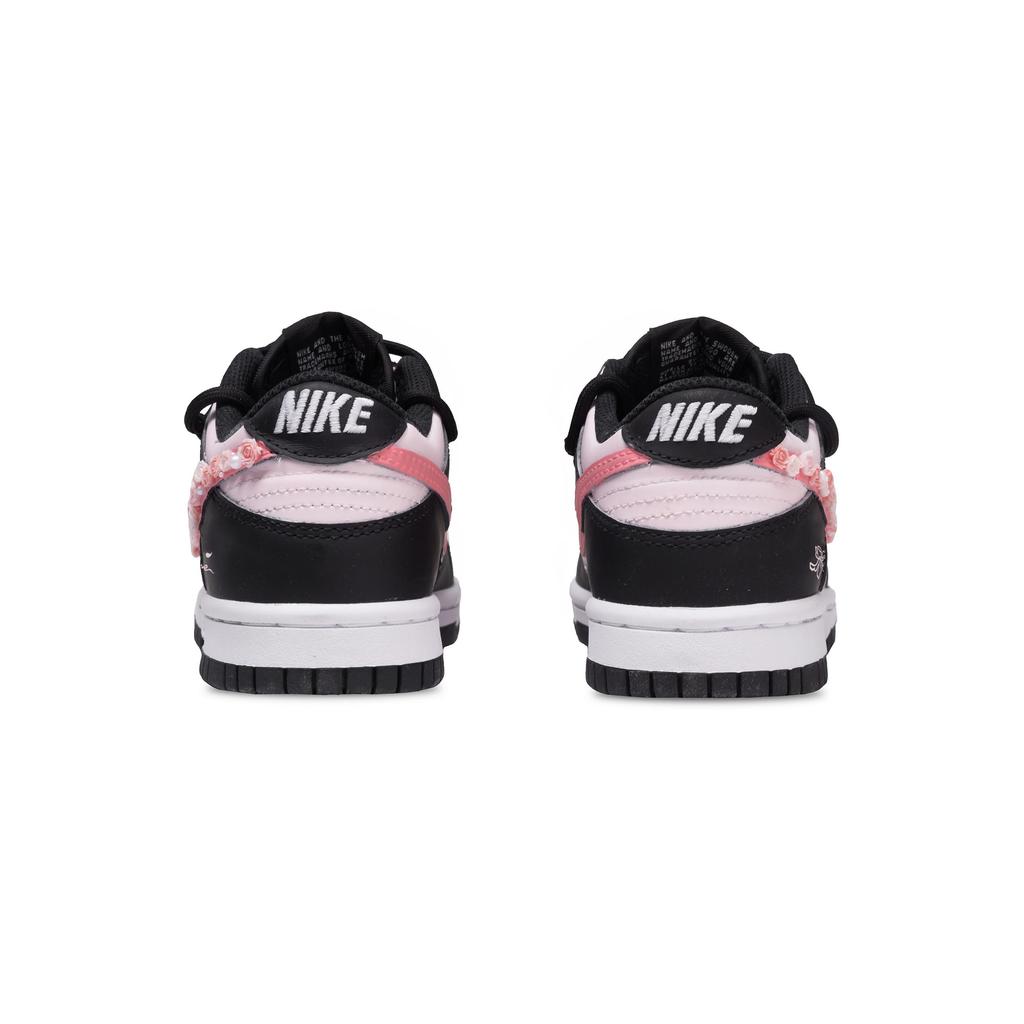 Nike Dunk Skateboard Shoes Women's Low Top Black Pink DD1391-100(Team2086-)