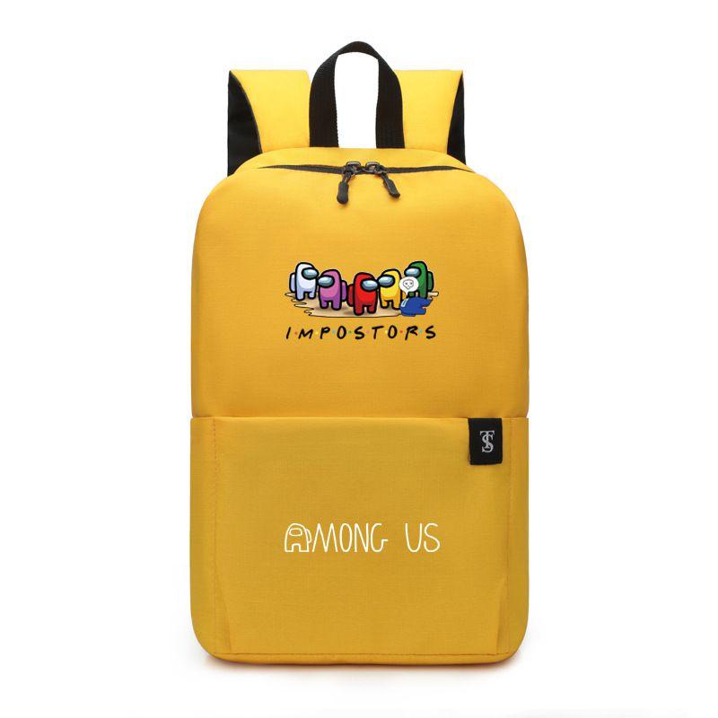 Us Among Visor Backpack Kids Rucksack Crewmate Back To School Bag Sus Impostor