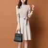 Women's Mid-Length Sweater Dress - Autumn/Winter 2025 New Style, Trendy Knit Over-the-Knee Dress