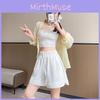 Ice Silk Womens Casual Shorts With High Waist And Loose Fit For Summer Lounge Wear