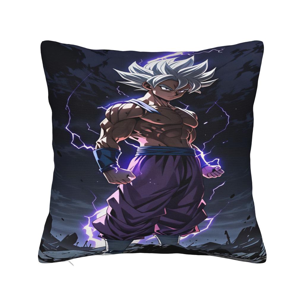 Dragons Balls Pillow Case Goku Son  Custom Pillow Cover For Sofa Couch Bed Living Room Funny Pillowcases