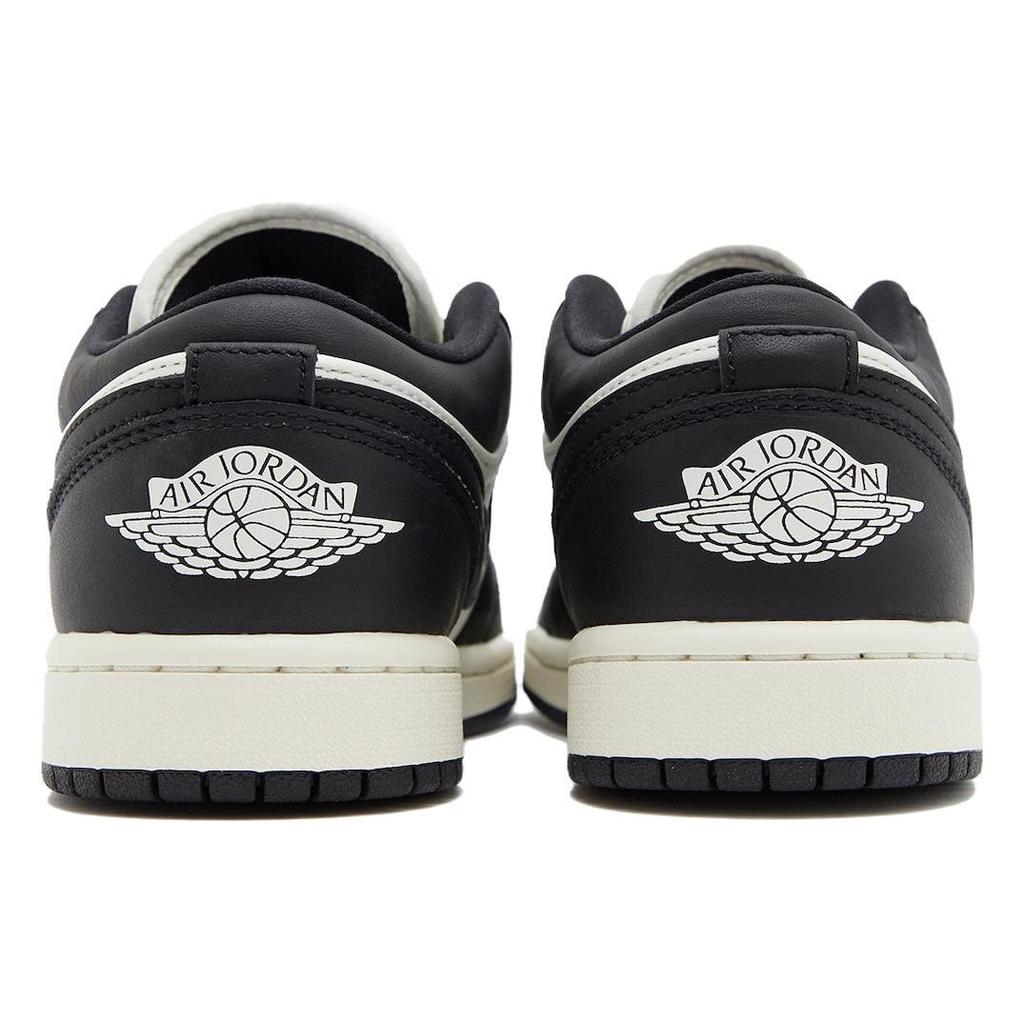 Air Jordan 1 Low SE Vintage Panda Women Sneakers Cream Sail Black FB9893-101