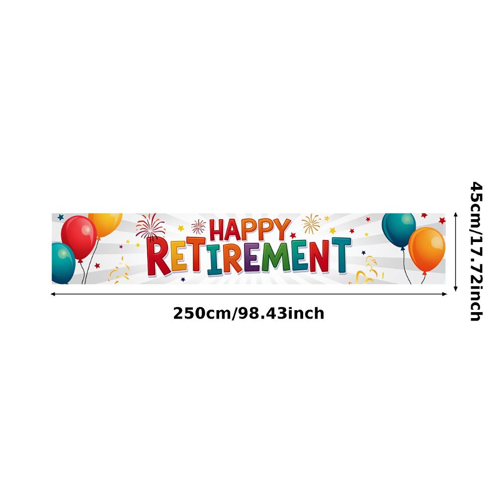 Celebratory Design Photo Prop Party Backdrop Party Decoration for Indoor Decoration Party Background Retirement Gatherings