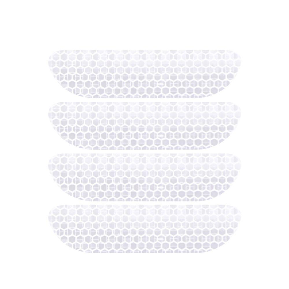 4Pcs Universal Auto Car Door Open Sticker Reflective Tape Safety Warning Decal