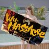 WU-T--TANG CLAN Band Bath Towel Microfiber Soft Water Absorbing Breathable For Girl Kids Decorative Cartoon Beach Towel