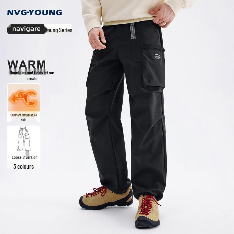 NVG·YOUNG Men's Outdoor Workwear Casual Straight-Leg Pants