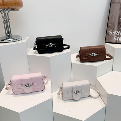 Fashionable Niche Fashionable Crossbody Bag for Women New Summer Retro Small Square Bag Texture Commuter Shoulder Bag for Women