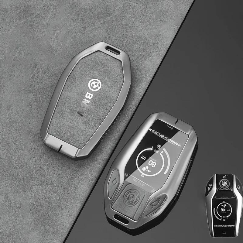 

2025 Leather Car Smart Remote Key Case Cover Shell Holder For Bmw X3 G01 G31 X5 G05 X4 G02 G30 G32 I8 X7 M5X F20 Keychain Ac