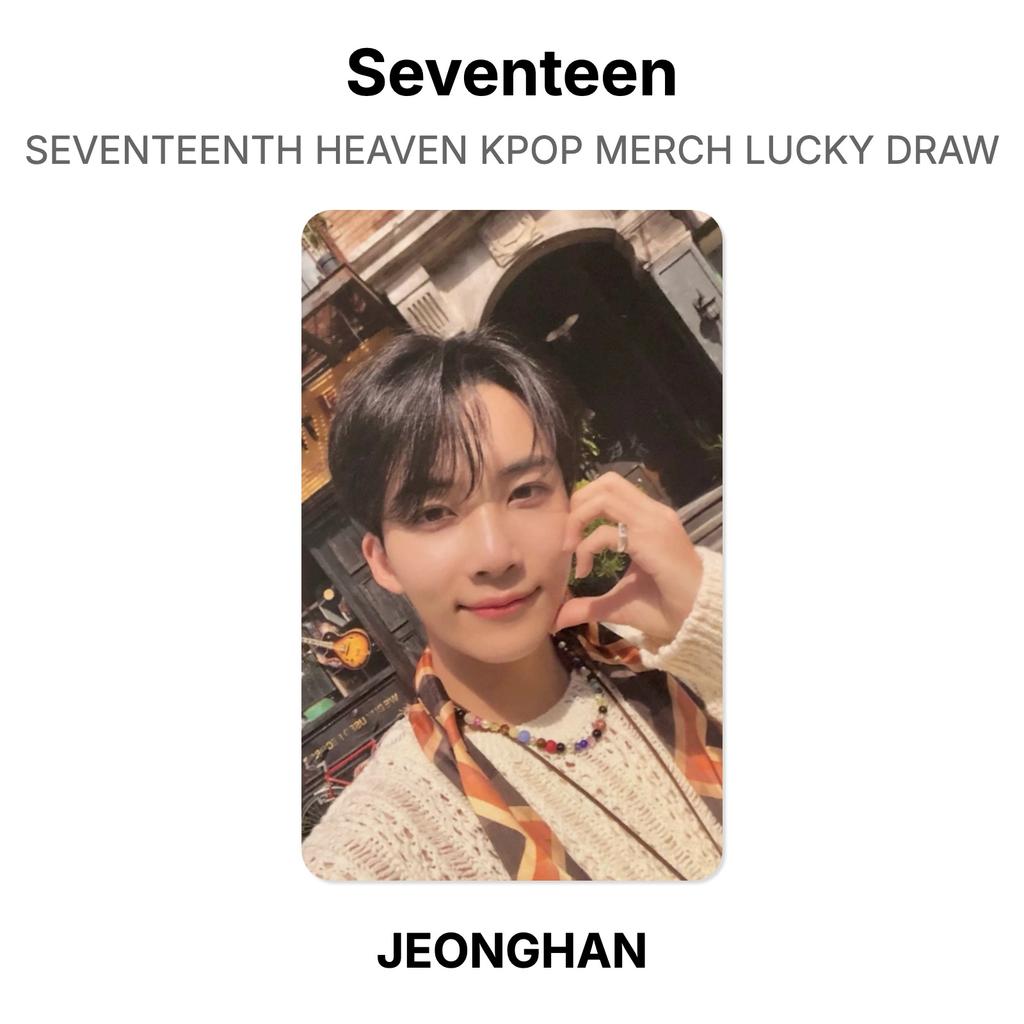 Seventeen SEVENTEENTH HEAVEN KPOP MERCH LUCKY DRAW Official Photocard