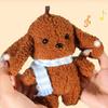 Induction Rhythm Piano Lop-eared Rabbit Plush Toys Induction Beat Doll  Birthday Xmas Gift