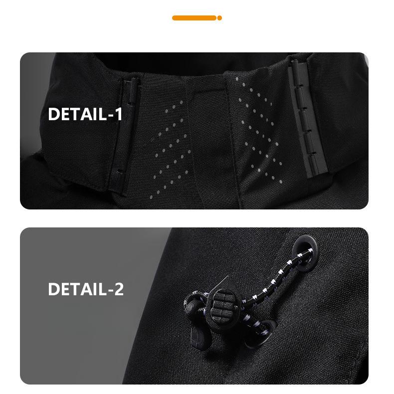 Upgraded Graphene Jacket Men's Autumn and Winter Fleece Thickened Warm Cotton Clothing Windproof and Waterproof Climbing