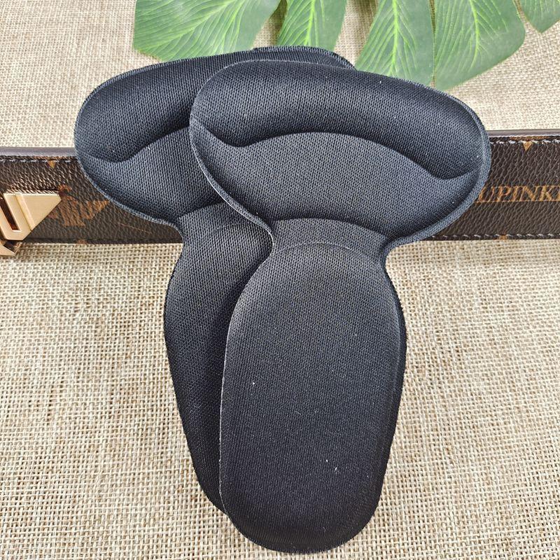 2 In 1 Heel Stickers Anti-friction Foot Stickers Foam T-shaped Women's High Heel Stickers To Prevent Heel Drop and Pain Thick Heel Pads