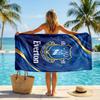 Asciugamano da Spiaggia Calcio Everton Morbido Microfibra Asciugamano Estivo Asciugatura Rapida Assorbente per Spiaggia Piscina Viaggio