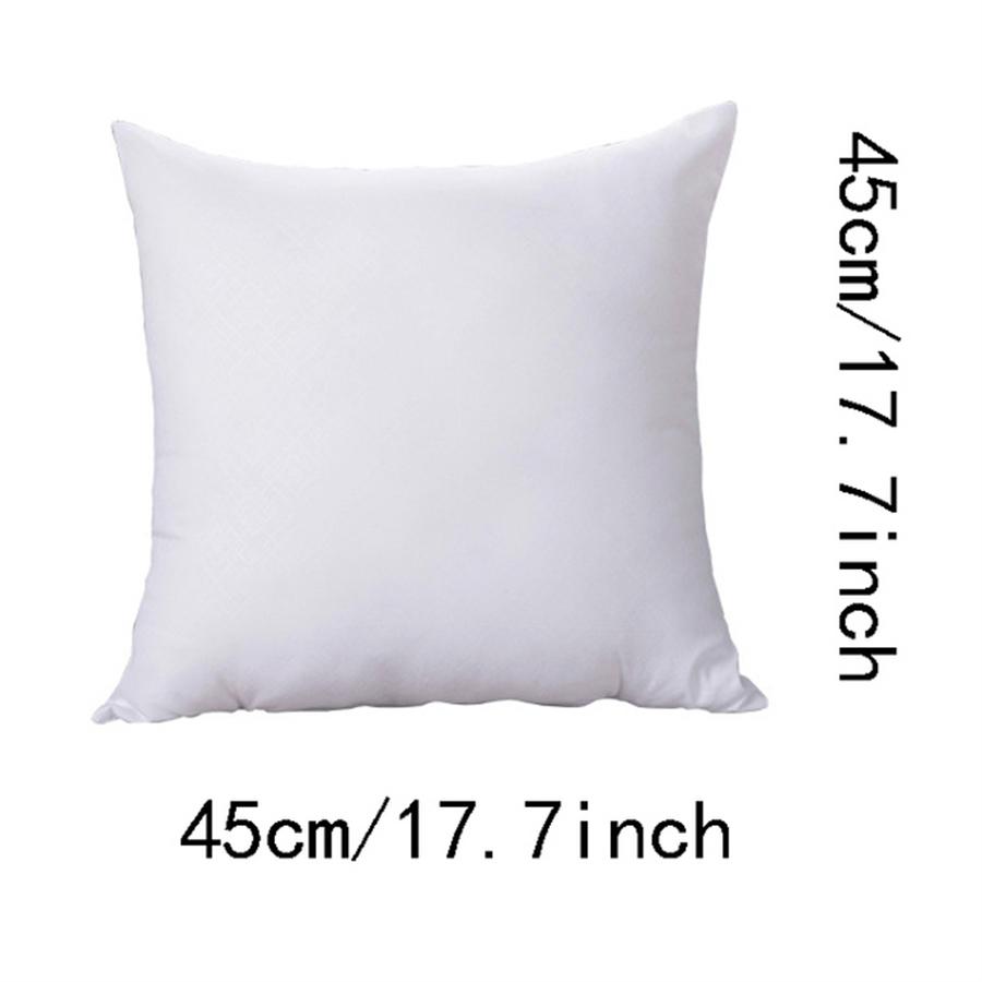 Classic 45x45cm Solid Color Cushion Core Soft Head Pillow Inner PP Cotton Filling Funny Health Care Customized Cushion Filler