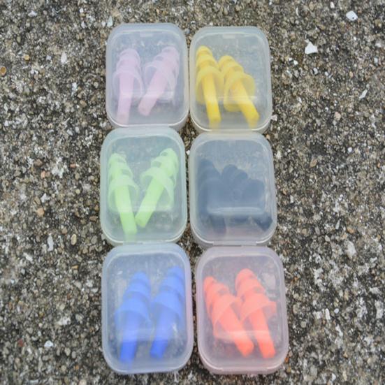 Tragbare Silikon Kinder Kinder Schwimmen Dusche Wasserdicht Ohrstöpsel