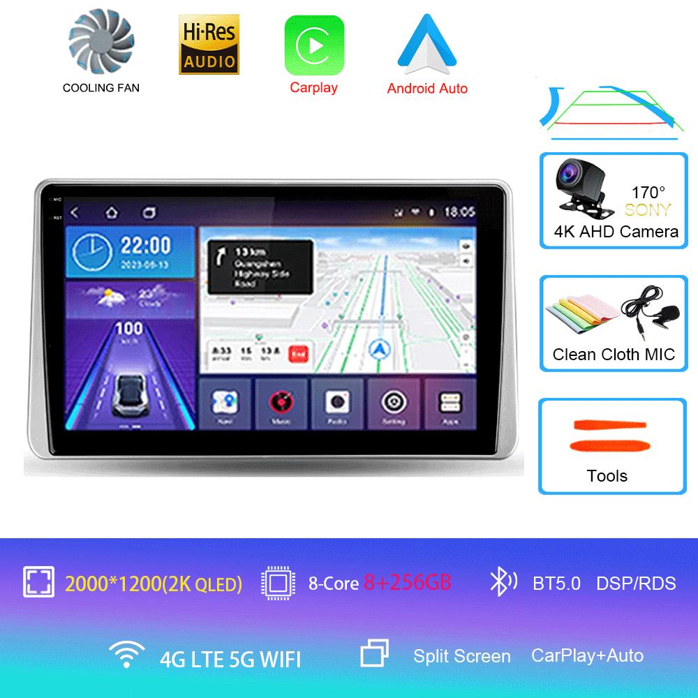 Car Radio Android 14 Carplay Auto For Nissan Sentra 5 B15 1999-2006 GPS Navigation Multimedia Video Player Head Unit Stereo DSP