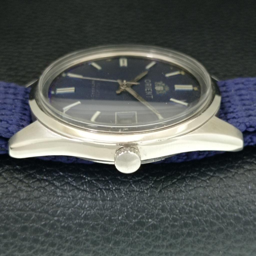 ORIENT HAND-WINDING JAPAN MENS VINTAGE ORIGINAL DIAL WATCH a704806-1