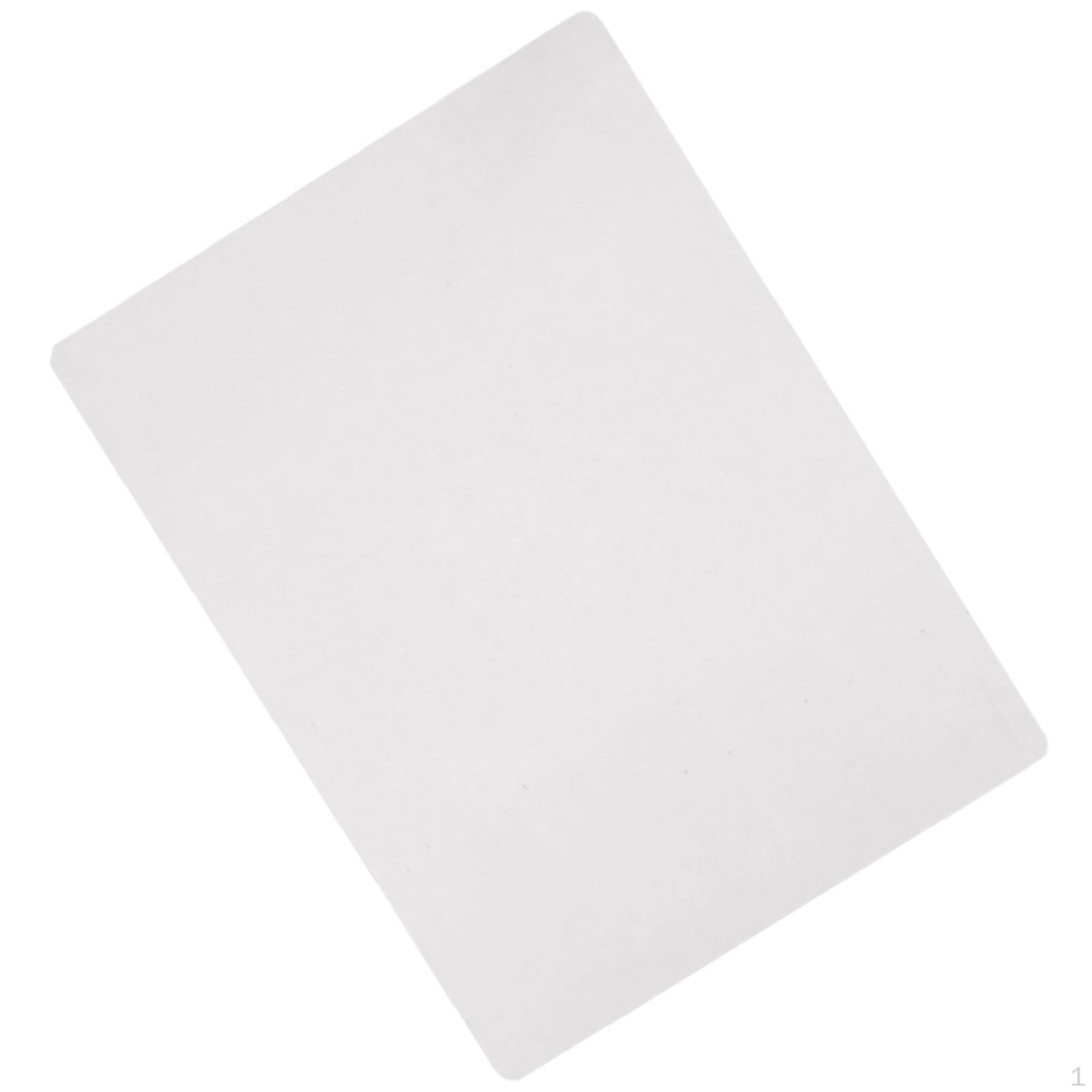 

Пустой силиконовый трафарет для практики, гибкий двухсторонний портативный реалистичный белый