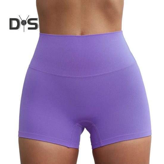Sicherheitshose für Damen, hohe Elastizität, einfarbig, Spitze, nahtlos, weich, atmungsaktiv, Anti-Belastung, hohe Taille, schnelltrocknend, Minirock, Innenshorts, Yoga-Shorts