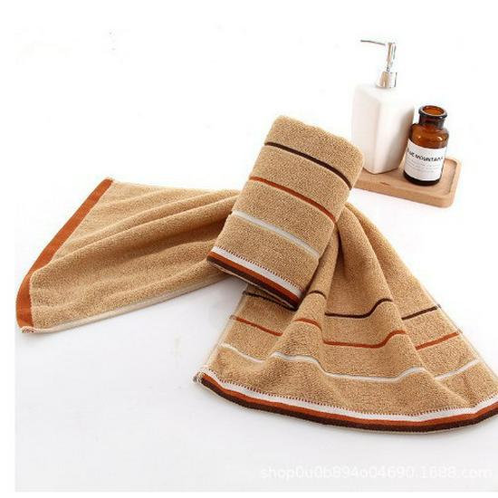 Gaoyang Rutig Ren Bomull Badhandduk – Tjock och Mjuk för Hem-, Hotell- eller Presentaskanvändning