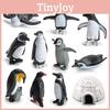 Realistic Miniature Ocean Animal Model Set For Kids With 11 Arctic Penguin Figures