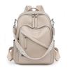 Backpack New Women's Retro Simple Shoulder Bag Multi-layer Versatile Travel Backpack Student School Bag