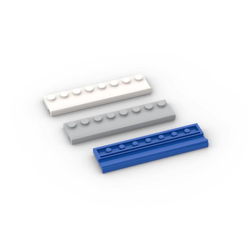 

20PCS MOC assemblaggi particelle 30586 piastra modificata 2x8 con porta binario blocchi per bambini giocattoli educativi di rica Fun for All Ages
