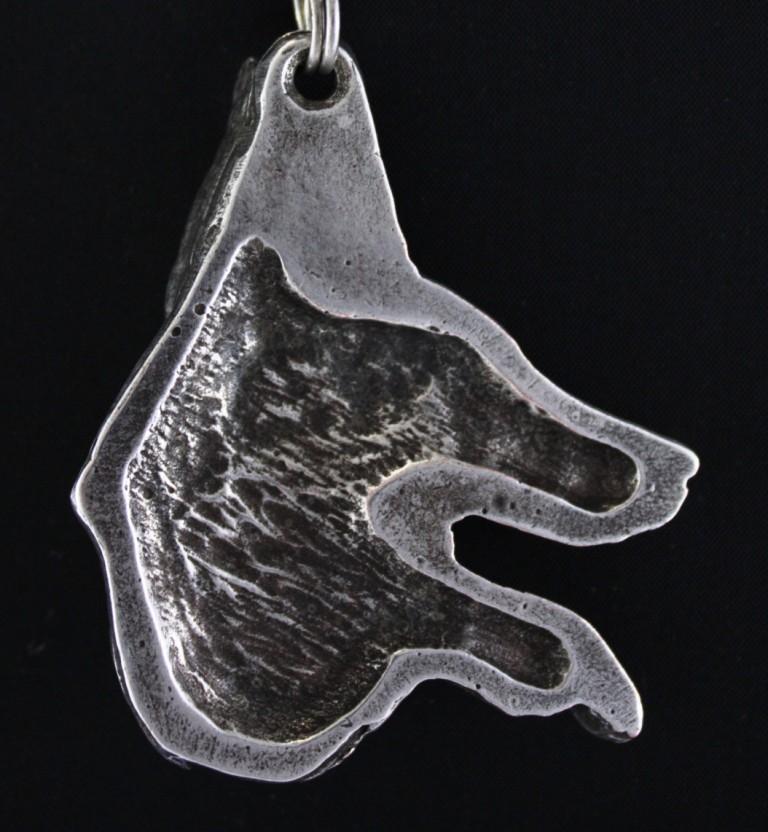 Belgian Shepherd Dog, Belgian Sheepdog I – Necklace with a dog, dog pendant on a silver chain | Art-Dog