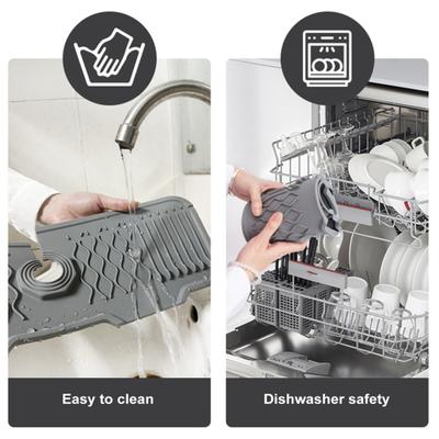 Tapis de vidange de protection de robinet en Silicone, protection contre les éclaboussures d'évier de cuisine, tapis de séchage pour comptoir de cuisine, salle de bains, éponge de savon