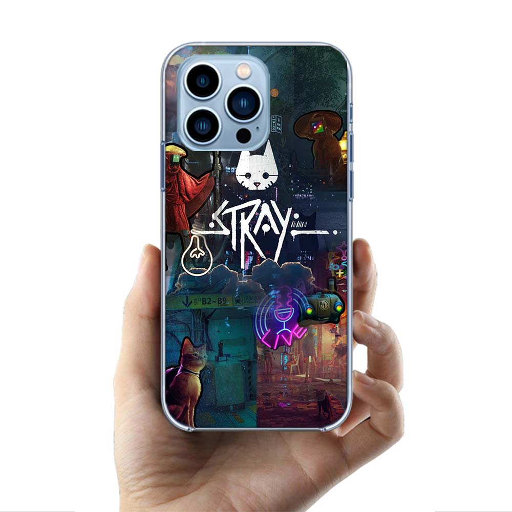 Game S-Stray Cat Cases Phone Case For Iphone 17E 16E 17 Air 16 Pro Max 15 Pro 14 Plus 11 13 12 Mini Cover Cases Compatible with
