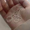 Collana Sottile con Perline in Argento Sterling 925 per Donna - Semplice Catena Clavicolare Choker, Accessorio Stile Freddo