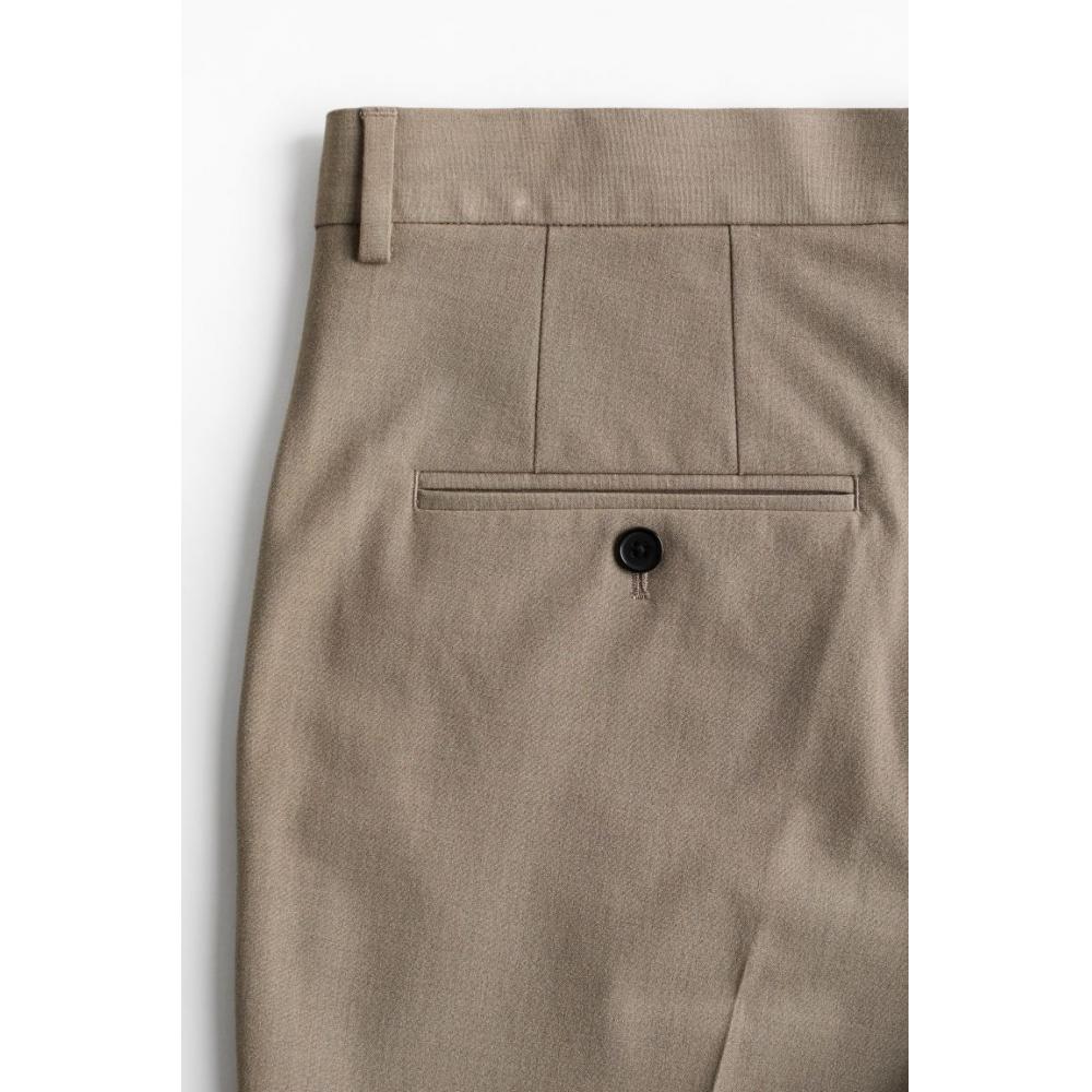 

Брюки HM slim Fit цвета грейж-меланж