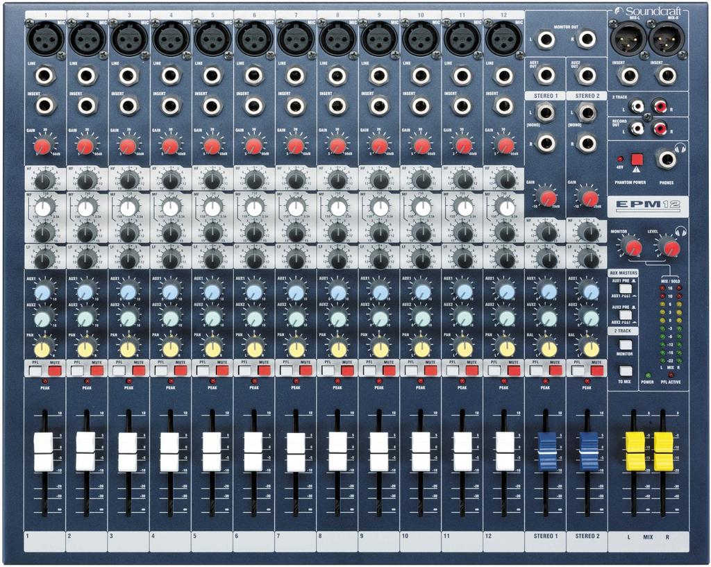 Soundcraft Soundcraft Compact Analog Mixer EPM12