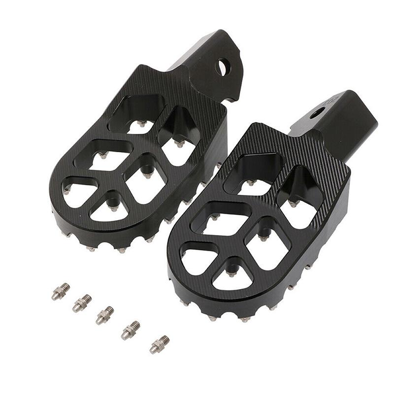CNC Motorcycle Foot Pegs Non-Slip Footrests Pedals for Segway Surron Talaria Dirt Pit Bike Off-Road Motocross Riding Accessories