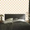 Checkerboard Cream Wallpaper, Cream Background for Living Room and Bedroom 50x1000