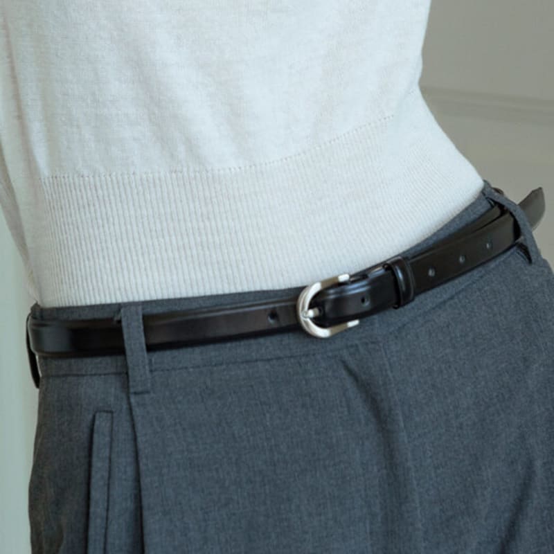 

Siyazu SIAC3013 leather belt_Black Black