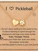 One Piece Softball/soccer/volleyball/basketball/rugby Necklace for Girls and Women, Sports Accessories Jewelry, Perfect Gift for Couples