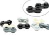 50PCS 1x1/1x2/2x2/1x4 Special Plates with Knobs Both Sides DIY Technical MOC Building Blocks Parts Creative Toys for Kids