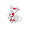 Winter Copper Christmas Charm Funny Santa Claus Reindeer Snowflake Bead Fit Original Bracelet Diy Gift Fine Jewelry