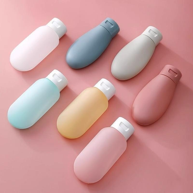 60ml Travel Cosmetic Bottles And Tubes Set, Portable Squeeze Lotion Shampoo Containers With Flip Cap, Leak Resistant Toiletry Kit For Vacation