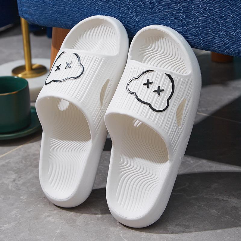 Hausschuhe Damen Sommer weiche Sohle rutschfest Zuhause Indoor Haushalt Badezimmer Hotel Bad kühlende Hausschuhe Herren Außenschuhe