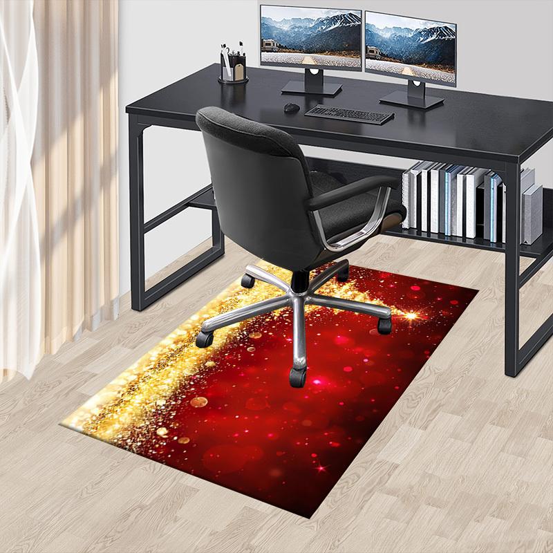 

sparkle star Crystal Velvet chair mat Area Rug - Non-Slip, Floor Mat, Office Desk Chair Rugs, Bedroom Decor.Christmas Gift-1106039 60cm by 90cm