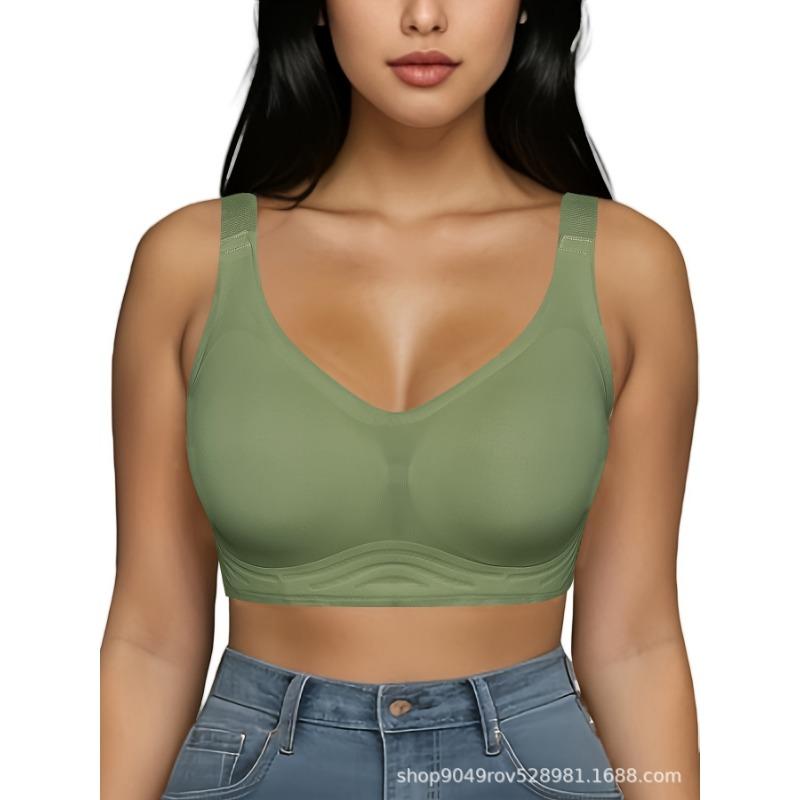 Women Wireless Comfortable Push Up Seamless Breathable Back Beauty Sports Bra
